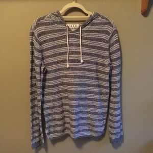 Free State Striped Light Pullover With Hood